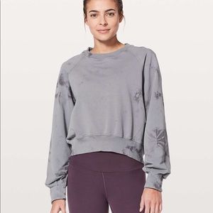Lululemon It’s a Wash Long Sleeve in Shibori Gris Magnum